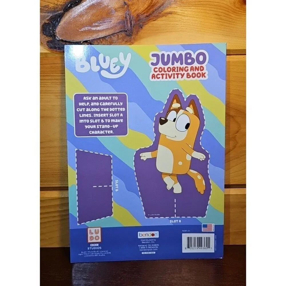 BLUEY Jumbo Coloring & Activity Book with Tear/Share Pages New!